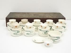 松葉文盃・向付10客セット（保護箱）